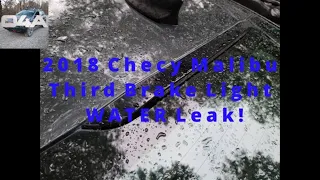 2018 Chevy Malibu, Water Leak  in Trunk, fix??!!