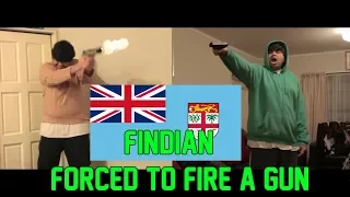 Fijian Indian Is Forced To Fire A Gun