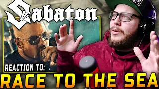 DEATHCORE dude reacts to SABATON - Race To The Sea | REACTION
