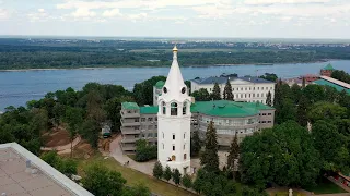 Открытие колокольни в Нижегородском кремле