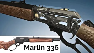 3D Animation: How a Marlin 336 Lever-Action Rifle works
