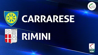 Carrarese - Rimini 3-0 | Gli Highlights