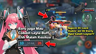 EPIC COMEBACK!! Kesalahan musuhku adl membiarkan ku sampai late game :) Layla buff Sakit/Geli2 ??