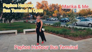 Paphos Harbour Bus Terminal is ready.. Kato Paphos Harbour Cyprus