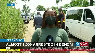 Almost 1,000 arrested in Benoni