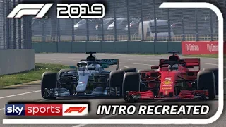 F1 2018 GAME: SKY SPORTS 2019 INTRO RECREATION