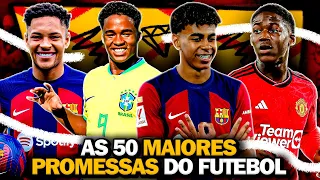 50 Maiores Promessas do Futebol Mundial | Lista COMPLETA