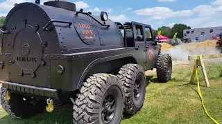 Jeep JK 6x6 Powered by Steam!