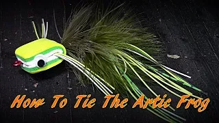 How to tie the Artic Frog, articulated frog fly pattern...