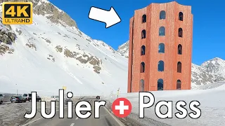 Julier Pass Route | Road Trip | Scenic drive to Engadin Valley | Switzerland 4K