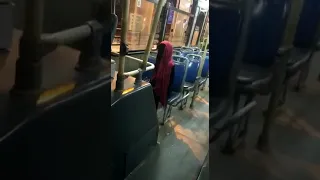 Faceless lady in Delhi Bus