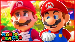 Mario Reacts To The Super Mario Bros. Teaser Trailer!