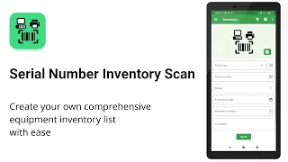 Serial Number Inventory Scan - Create your own comprehensive equipment inventory list with ease