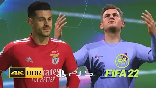 FIFA 22 PS5 - S.L. BENFICA VS FC BARCELONA - Estádio da Luz - 4K 60FPS HDR Next-Gen Gameplay