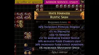 Accidentally An Entire "Mirror" Item: The 500 Divine Saga (Hate Harness AA Rustic Sash) - Demi