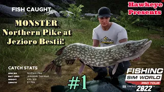 Fishing Sim World Pro Tour - 2022: MONSTER Northern Pike at Jezioro Bestii!