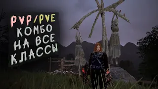 PVP PVE  комбо ударов на все классы БДО  Black Desert 2024 ПВП ПВЕ