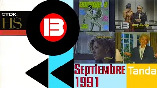 Tandas Canal 13 (Argentina) - Septiembre 1991