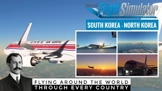 Flying Through Every Country 35 | SOUTH KOREA - NORTH KOREA | Microsoft Flight Simulator 2020