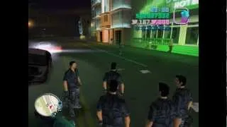 GTA Vice City. Клоны Томми с миниганом =)