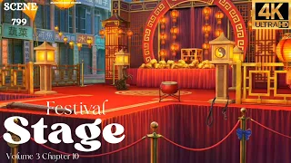 June's Journey Scene 799 Vol 3 Ch 10 Festival Stage *Full Mastered Scene* 4K