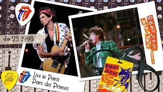 The Rolling Stones live at Parc des Princes, Paris - 25 June 1990 | Complete concert | audio