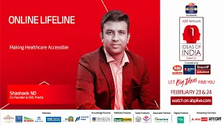 ABP Network Ideas Of India Summit 3.0 LIVE:Online Lifeline Making Healthcare Accessible |Shashank ND