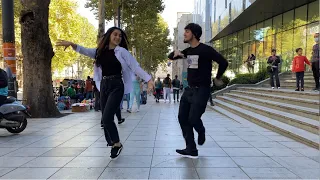 Девушки Танцуют Красиво На Улице Руставели Тбилиси Лезгинка 2021 ALISHKA Аминка Чеченская Песня Хит