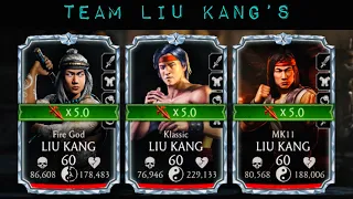 Liu Kang’s Team FW Survivor Gameplay MK Mobile