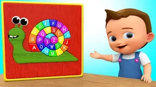 Learn Alphabets with Baby - Alphabets Song for Children - Kids Learning Snail Toy ABC Song Education