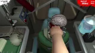 Surgeon Simulator 2013 - Perfect (5600ml blood level) brain transplant in ambulance in 10.04