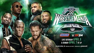 WWE Wrestlemania 40 Bobby Lashley & The Street Profits vs. Final Testament Street Fight Full Match