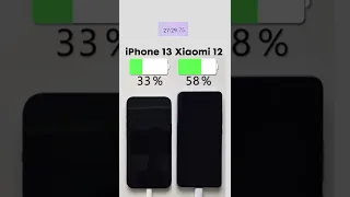 iPhone 13 vs. Xiaomi 12 Charging Test⚡️Subscribe for more 🤙🏼