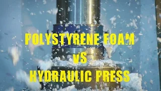 Polystyrene Foam Sheets vs 500 Ton Hydraulic Press