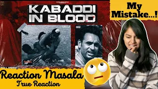 Reaction on Kabaddi in Blood by Nish Kang | Babbu maan | Kabaddi Cup 2022