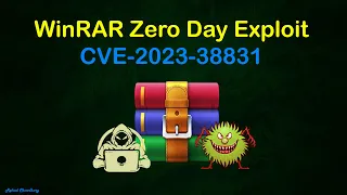 winrar zero day exploit | exploiting 0day winrar (CVE-2023-38831)