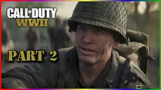 CALL OF DUTY WW2 Gameplay Walkthrough Part 2 - Campaign Mission 2 - OPERATION COBRA | No Commentary