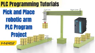 Pick and Place Robotic Arm programming in PLC Programming Tutorials for Beginners
