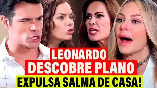 Contigo Sim: Leonardo descobre PLANO DA SALMA E MIRTES! Expulsa Salma e Se Vinga Pela Angela!