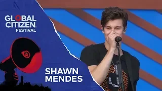 Shawn Mendes Performs There's Nothing Holdin' Me Back | Global Citizen Festival NYC 2018