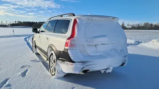 Volvo XC70 D4 AWD Snow Drifting Winter Pt.2