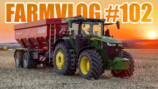 FARMVLOG #102 - Přeprava překládací soupravy JOHN DEERE 7R310 & PERARD Interbenne 27