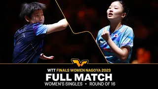 FULL MATCH | Miwa HARIMOTO vs SUN Yingsha | WS R16 | #WTTNagoya 2023
