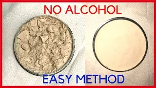 DIY | HOW TO FIX BROKEN COMPACT POWDER/MAKEUP WITHOUT ALCOHOL