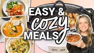 EASY & COZY WINTER MEALS!  *healthier* comfort food dinner recipes!