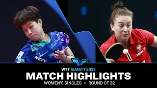 Joo Cheonhui vs Natalia Bajor | WS R32 | WTT Contender Almaty 2023
