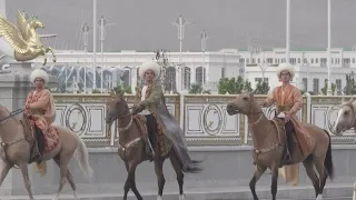 Turkmenistán inaugura la ciudad de Arkadag con un desfile inaugural