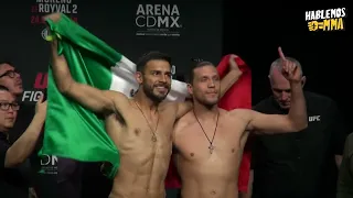 Yair Rodriguez, Brian Ortega NO HACEN CAREO en el pesaje | UFC Mexico