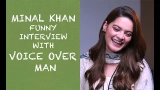 Minal Khan funny interview with Voice Over Man - Episode #31