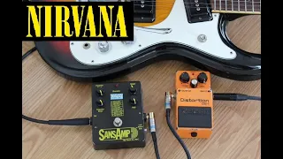 Nirvana sound: Boss DS-1 VS Tech 21 sansAmp classic.